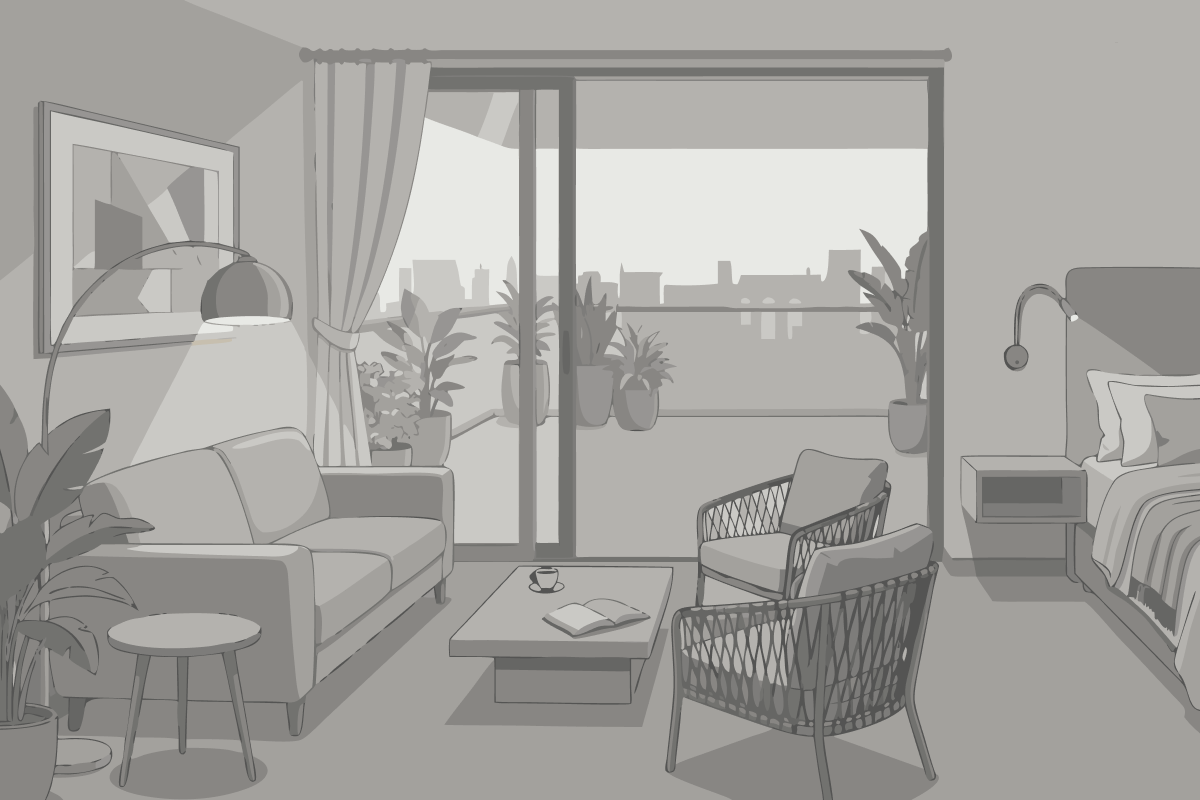 Quadruple Room with Balcony